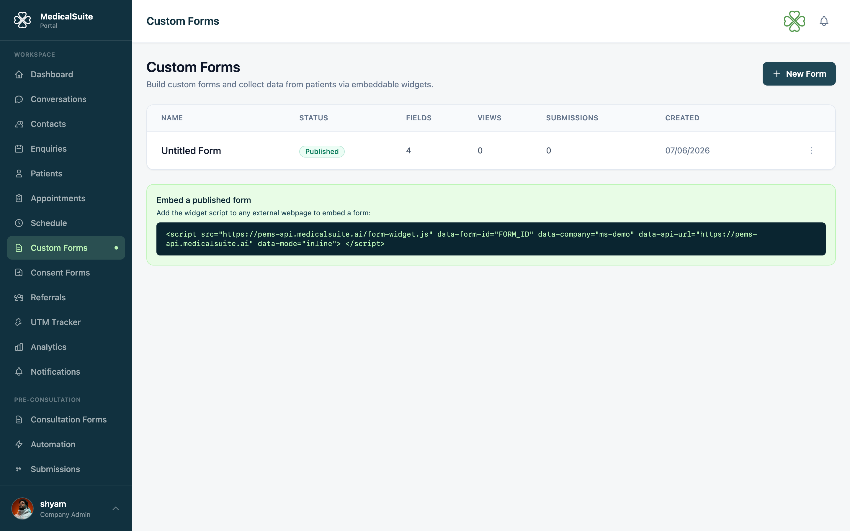 Form builder