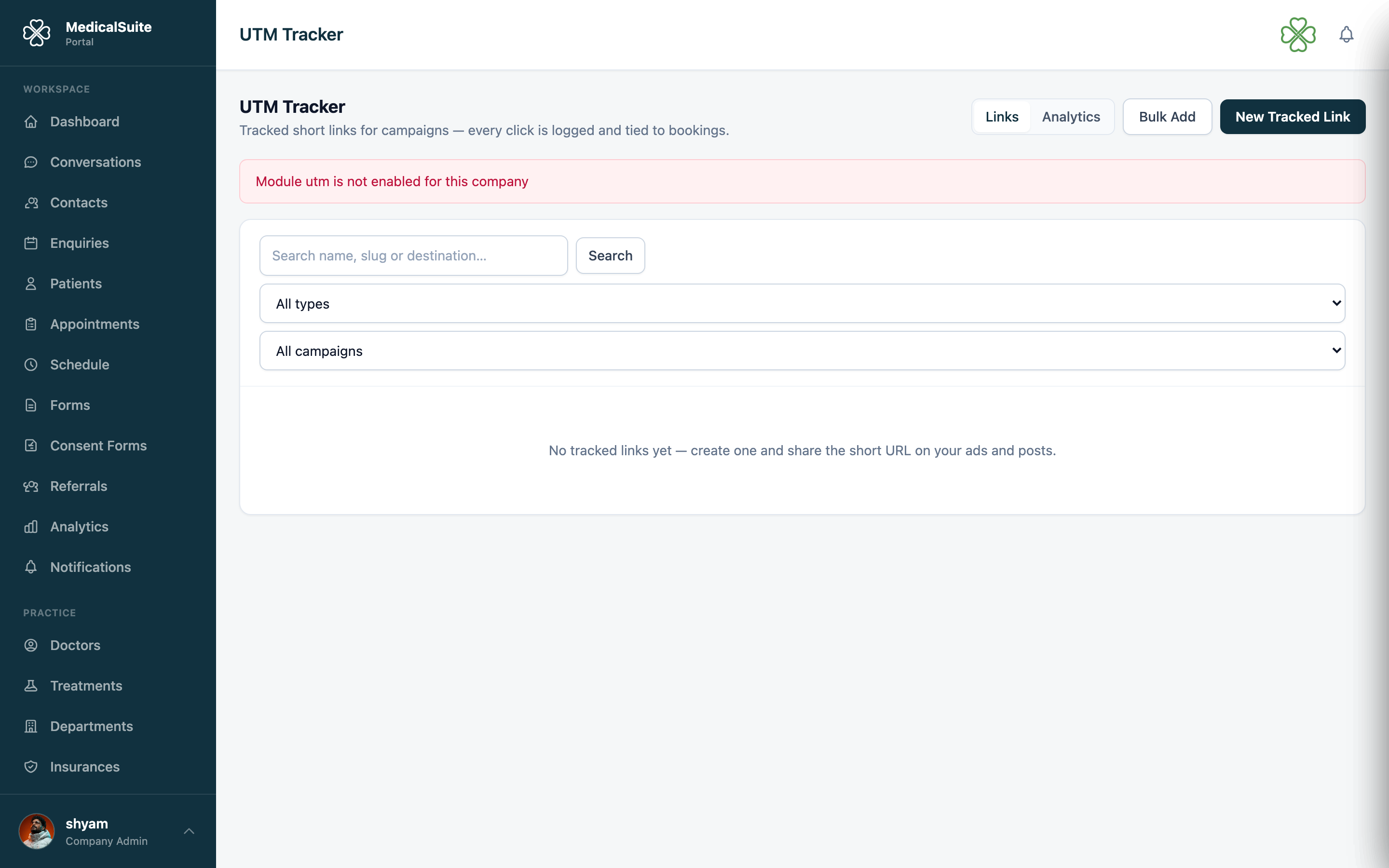 UTM Tracker