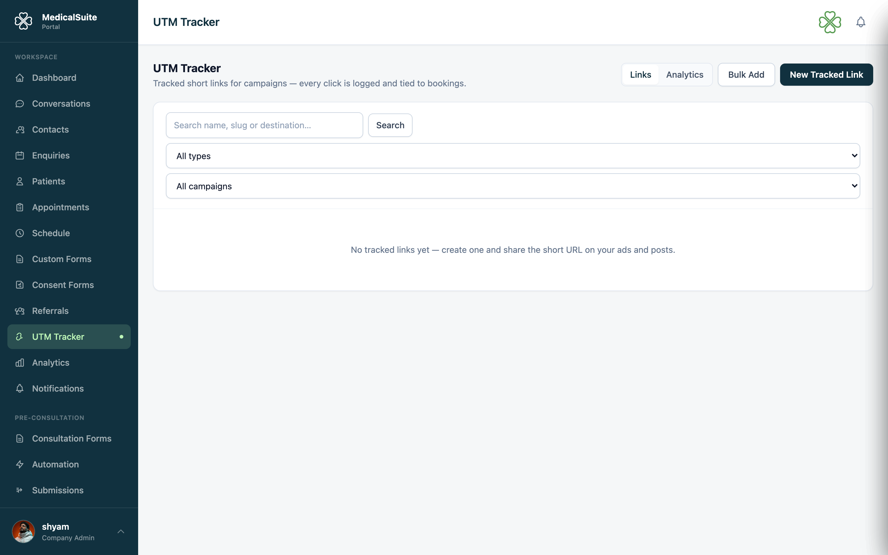 UTM Tracker